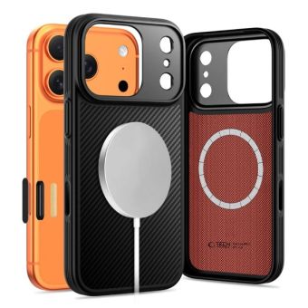 Obal Tech-Protect Kevlar Aramid MagSafe Apple iPhone 17 Pro Max čierny