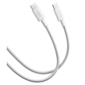 Xiaomi Original USB-C/USB-C dátový kábel 6A 1m biely