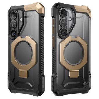 Obal Supcase UB Grip Mag MagSafe Samsung Galaxy S26 5G S942 čierno hnedý