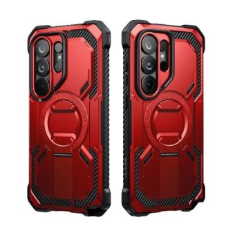 Obal Supcase ArmorBox Mag MagSafe Samsung Galaxy S26 Ultra 5G S948 červeno čierny