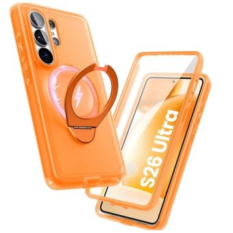 Obal Supcase Cosmo Mag MagSafe Samsung Galaxy S26 Ultra 5G S948 oranžový