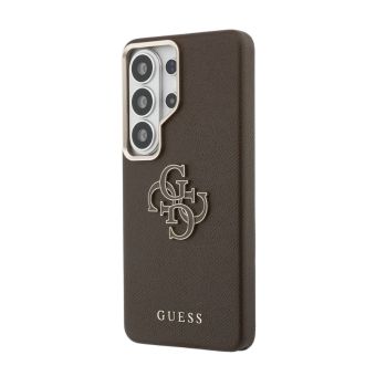 Obal Guess Grained Big 4G Metal Logo Samsung Galaxy S26 Ultra 5G S948 GUHCS26L5PS4RGGW hnedý