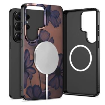 Obal Tech-Protect Lamano MagSafe Samsung Galaxy S26 Ultra 5G S948 hnedo fialový