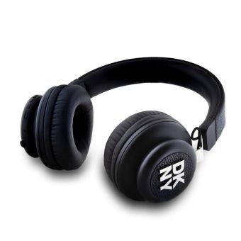 DKNY PU Leather Stack Logo Bluetooth Stereo Headphone DKBHS6PUSLK čierne