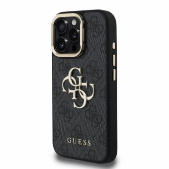 Obal Guess PU 4G Metal Logo Stand Camera Frame Apple iPhone 13 GUHCP13MPCS4GP4K čierny