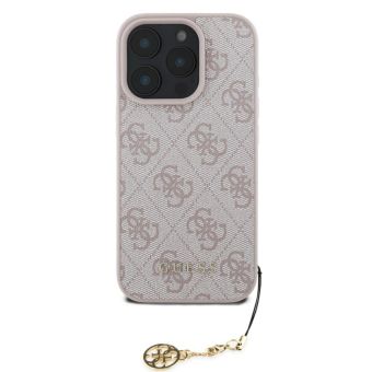 Obal Guess 4G Charm Apple iPhone 16 Pro Max GUHCP16XGF4GCP ružový