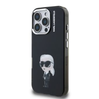 Obal Karl Lagerfeld IML Aquarelle Karl Apple iPhone 15 KLHCP15SHMKIAQK čierny