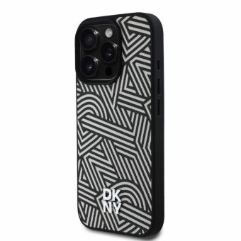 Obal DKNY PU Leather Crosswalk Pattern Magsafe Apple iPhone 16 DKHMP16SPGCWPKE béžový