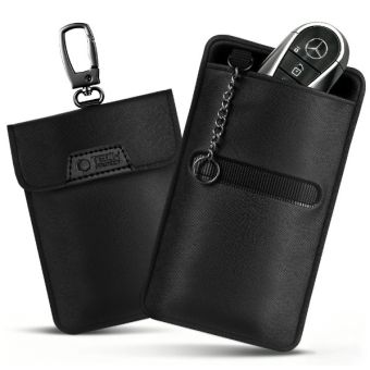 Obal Tech-Protect KLR400 Anti-Theft Car Key, obal na blokovanie signálu(Faradayova klietka), čierny