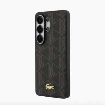 Obal Lacoste PVC Blend Monogram Gold Logo Magnetic Samsung Galaxy S26 Ultra 5G S948 LCHMS26LPBSMW hnedý