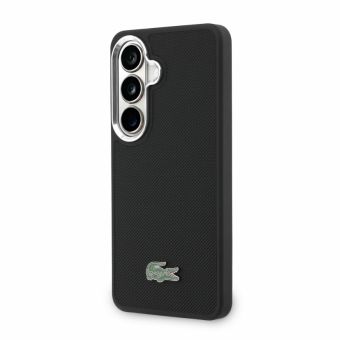 Obal Lacoste Petit Pique Metal Logo Magnetic Samsung Galaxy S26 5G S942 LCFCMS26SPLAK čierny