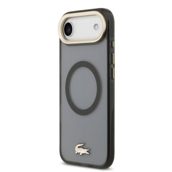 Obal Lacoste PC/TPU Frosted Finish Gold Logo MagSafe Apple iPhone Air LCHMP17MUFWAK čierny