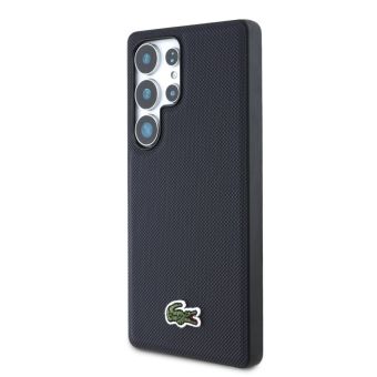 Obal Lacoste Iconic Petit Pique Woven Logo MagSafe Samsung Galaxy S25 Ultra 5G S938 LCHMS25LPVCV modrý