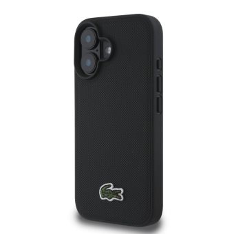 Obal Lacoste Iconic Petit Pique Woven Logo MagSafe Apple iPhone 16 Plus LCHMP16MPVCK čierny