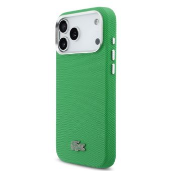 Obal Lacoste Iconic Petit Pique Metal Logo MagSafe Apple iPhone 17 Pro Max LCFCMP17XPLAN zelený