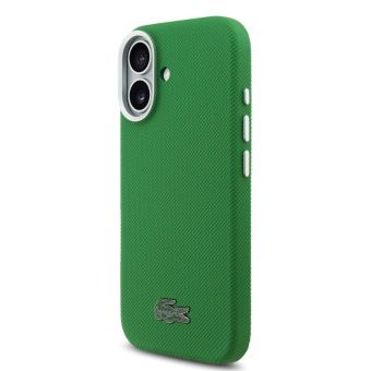 Obal Lacoste Iconic Petit Pique Metal Logo MagSafe Apple iPhone 17 LCFCMP17SPLAN zelený