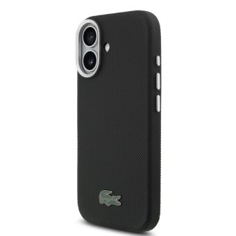 Obal Lacoste Iconic Petit Pique Metal Logo MagSafe Apple iPhone 17 LCFCMP17SPLAK čierny