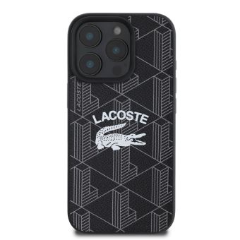 Obal Lacoste Blend Monogram MagSafe Apple iPhone 16 Pro LCHMP16LPIGK čierny