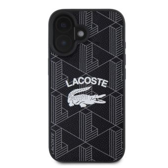 Obal Lacoste Blend Monogram MagSafe Apple iPhone 16 LCHMP16SPIGK čierny