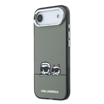 Obal Karl Lagerfeld IML K&CH Heads Logo MagSafe Apple iPhone Air KLHMP17M6HPKACK čierny
