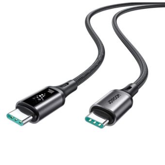Joyroom S-A60 StarTalk 100W, USB-C/USB-C, 1.2m, čierny