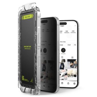 Ochranné sklo Ringke Easy Slide Privacy Apple iPhone 16 Pro (2ks)