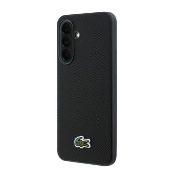Obal Lacoste Iconic Petit Pique Woven Logo MagSafe Samsung Galaxy A37 5G A376 LCHCA37PVCK čierny
