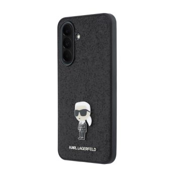 Obal Karl Lagerfeld Fixed Glitter Metal Ikonik Samsung Galaxy A37 5G A376 KLHCSA37GKNPSK čierny