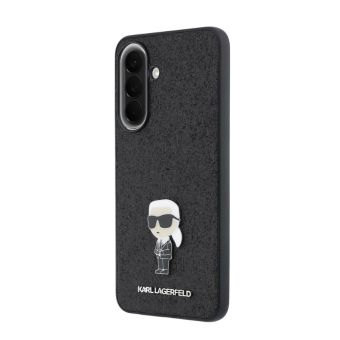 Obal Karl Lagerfeld Fixed Glitter Metal Ikonik Samsung Galaxy A57 5G A576 KLHCSA57GKNPSK čierny