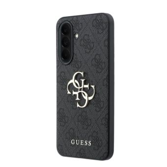 Obal Guess PU 4G Metal Logo Samsung Galaxy A37 5G A376 GUHCSA374GMGGR sivý