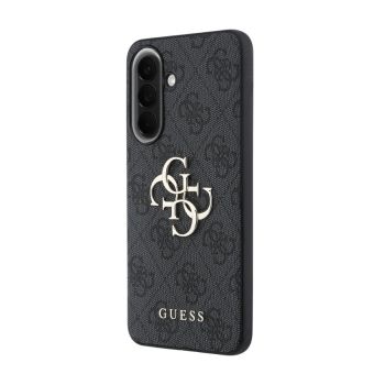 Obal Guess PU 4G Metal Logo Samsung Galaxy A57 5G A576 GUHCSA574GMGGR sivý