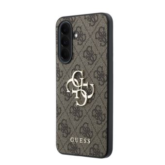 Obal Guess PU 4G Metal Logo Samsung Galaxy A37 5G A376 GUHCSA374GMGBR hnedý