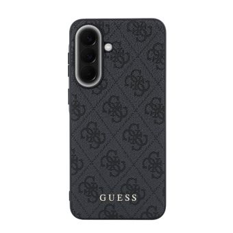 Obal Guess PU 4G Metal Classic Logo Samsung Galaxy A57 5G A576 GUHCSA57G4GFGR sivý