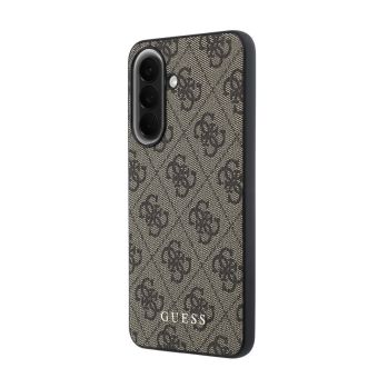 Obal Guess PU 4G Metal Classic Logo Samsung Galaxy A57 5G A576 GUHCSA57G4GFBR hnedý