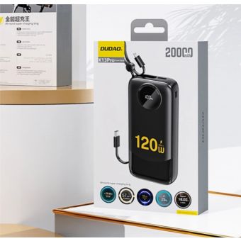 Dudao K13 Powerbank 10000mAh 22.5W čierna