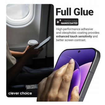 Ochranné sklo Crong 3D Armour Lite Xiaomi Redmi Note 15 Pro 5G čierne