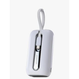 Joyroom Mini Colorful Series JR-L012, 10000mAh 22.5W (vstavené káble USB-C,Lightning), biela
