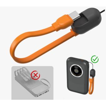 Dudao K21 Mini 10000mAh 22.5W USB-A/USB-C sivá