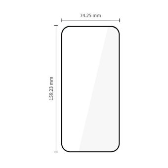 Ochranné sklo Tech-Protect Glass Fit+ Xiaomi 17T Pro čierne (2ks)