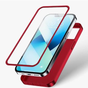 Obal + Sklo Joyroom Ultrathin 360 Set Apple iPhone 13 červená