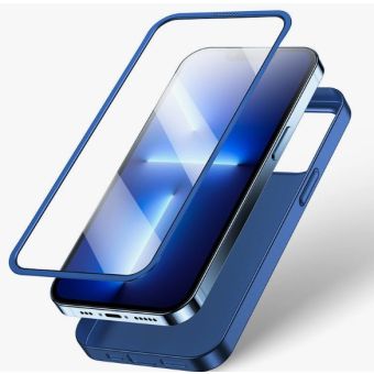 Obal + Sklo Joyroom Ultrathin 360 Set Apple iPhone 13 Pro modrá