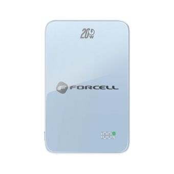 Forcell F-Energy SuperSlim Powerbank F5K8 MagSafe QC4.0 PD3.0 15W 5000 mAh modrá