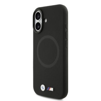 Obal BMW M FW Metal Logo Apple iPhone 17 BMHMP17S25PFWSMK čierny