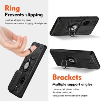 Obal Camshield Ring TPU/TPC Xiaomi Redmi A7 Pro čierny