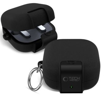 Obal Tech-Protect Slim Hook Samsung Galaxy Buds 4/4 Pro čierny
