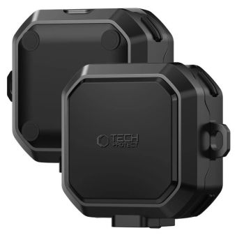 Obal Tech-Protect Carbonox MagSafe Samsung Galaxy Buds 4/4 Pro čierny