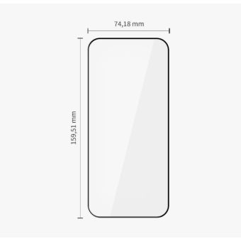 Ochranné sklo Tech-Protect Glass Fit+ POCO F8 Ultra čierne (2ks)
