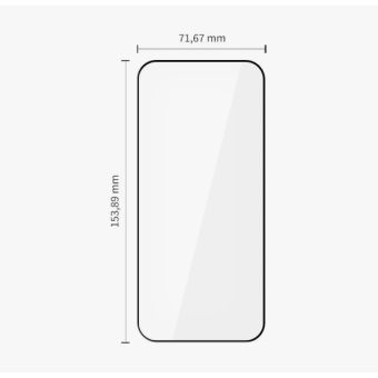 Ochranné sklo Tech-Protect Glass Fit+ POCO F8 Pro čierne (2ks)