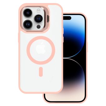 Obal Tel Protect Kickstand MagSafe Apple iPhone 14 Pro Max ružový
