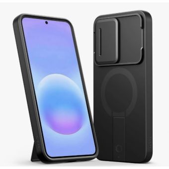 Obal Tech-Protect Kevlar Aura MagSafe Samsung Galaxy A57 5G A576 čierno-oranžový